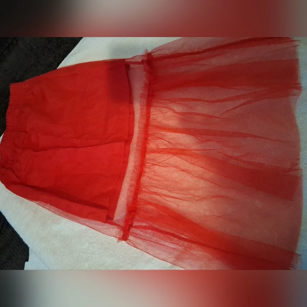 Red Kids Summer Dress Set